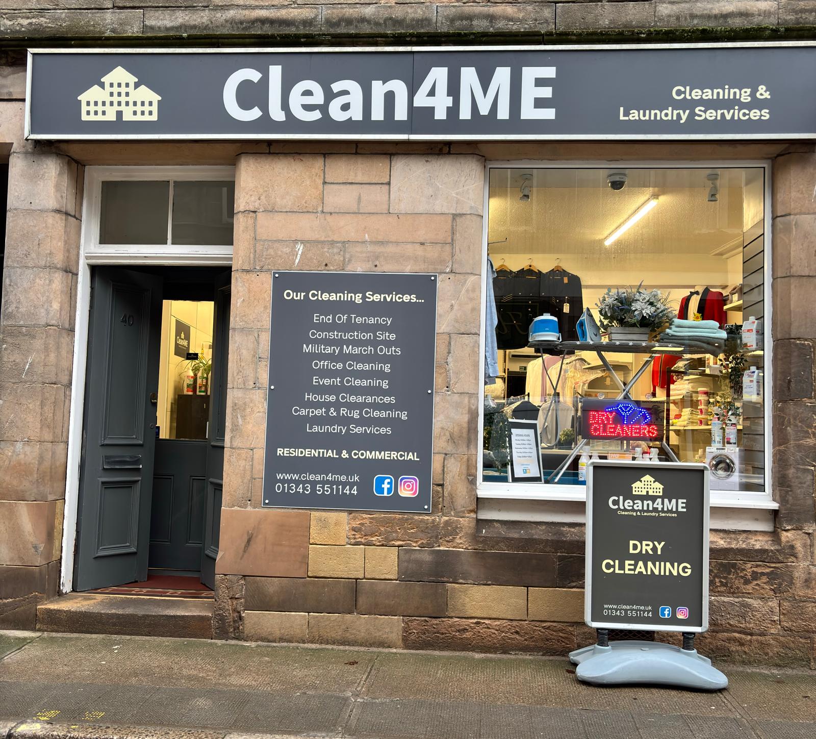 Clean4ME professional cleaning service in action